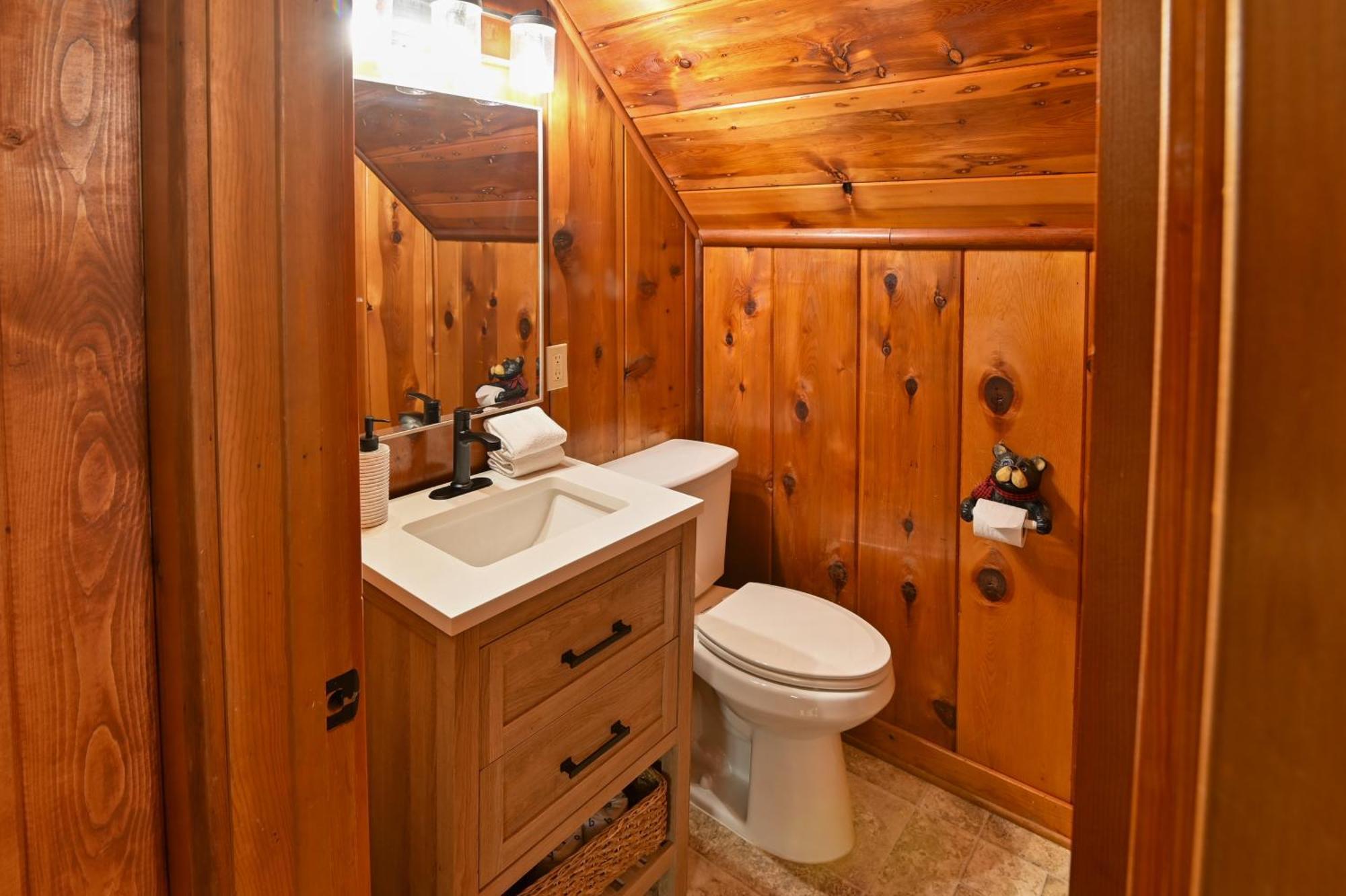 Harris Lakeview Cabin 巴斯莱克 外观 照片