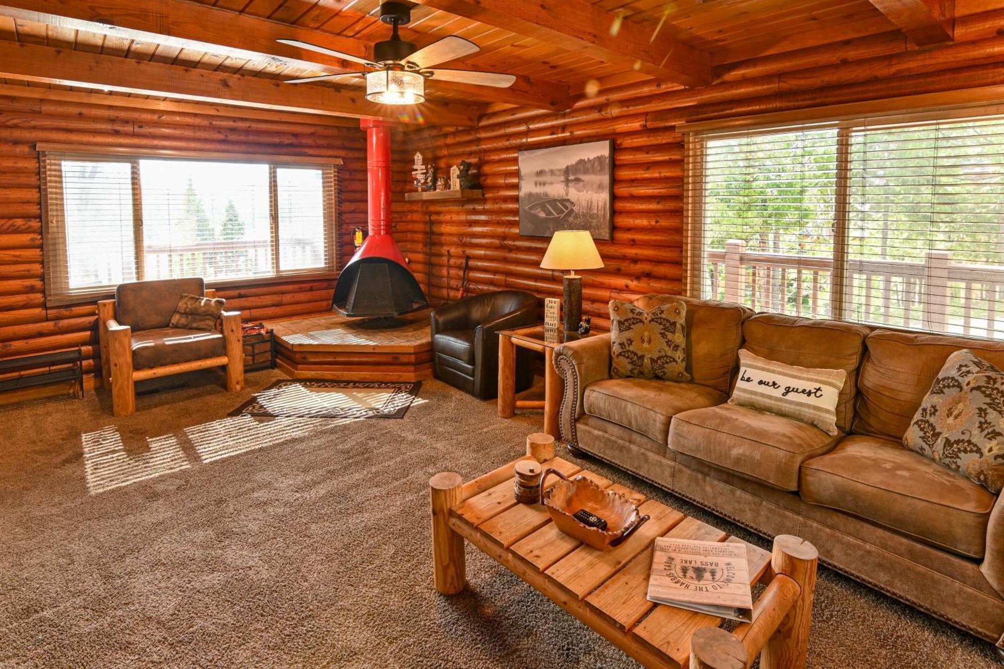 Harris Lakeview Cabin 巴斯莱克 外观 照片
